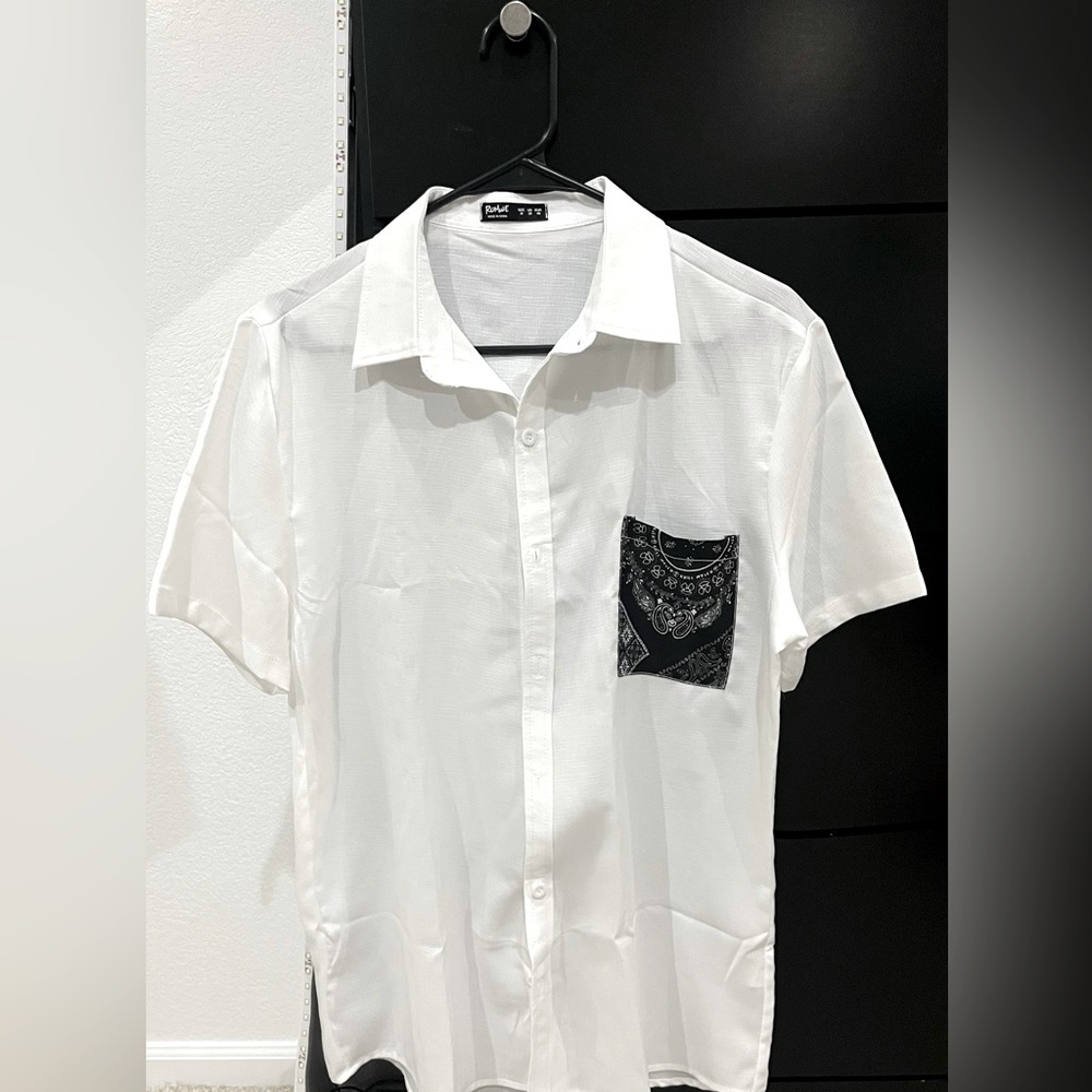White button down